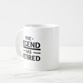 Die Legende hat eine Gabe für einen Freund des Arb Kaffeetasse (Vorderseite Links)