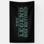 Die Legende hat lustige Pensionierung gemacht Banner (Vertikal)