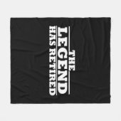 Die Legende hat lustige Ruhestandsangebote veröffe Fleecedecke (Vorderseite (Horizontal))