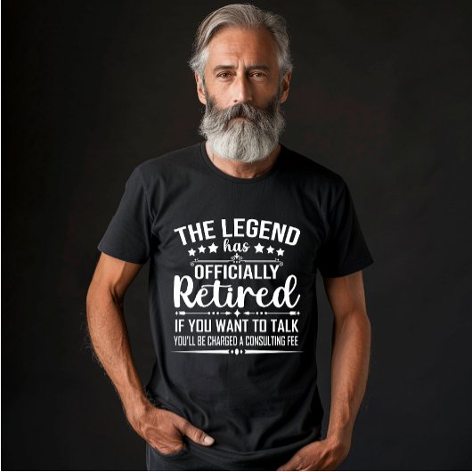 Die Legende hat offiziell den unsicheren Ruhestand T-Shirt