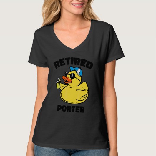Die Legende hat Porter Ruhestand T-Shirt (Vorderseite)