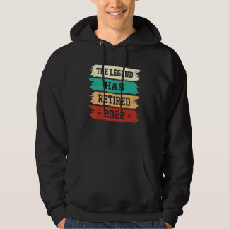 Die Legende hat sich 2022 zurückgezogen Hoodie