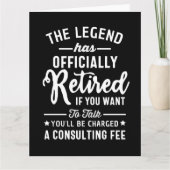 Die Legende hat sich amtlich erschöpft, wenn Sie G Karte (Vorderseite)