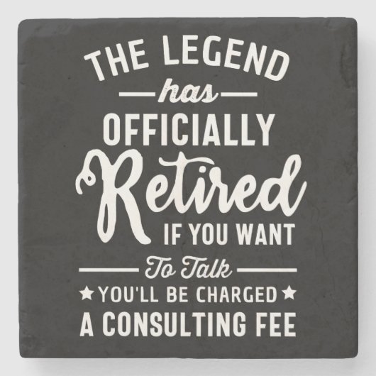 Die Legende hat sich amtlich erschöpft, wenn Sie G Steinuntersetzer (Vorderseite)