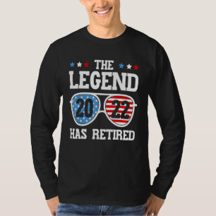 Die Legende Hat Sich Für Männer Frauen Ruhestand Z T-Shirt