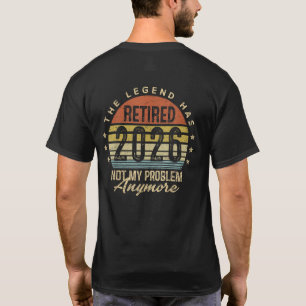 Die Legende Hat Sich Zur Ruhe Gesetzt 2026 Retro-S T-Shirt