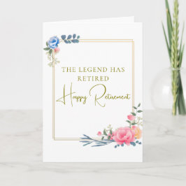 Die Legende Hat Sich Zur Ruhe Gesetzt Geschenk Karte