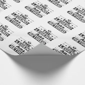 Die Legende hat sich zurückgezogen Geschenkpapier (Ecke)