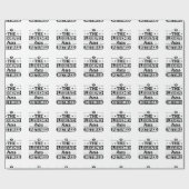 Die Legende hat sich zurückgezogen Geschenkpapier (Flach)