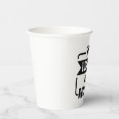 die Legende hat T - Shirt in Rente gestellt Pappbecher (Rechts)