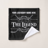 Die Legende (Hockey) Badhandtuch Set (Waschlappen)