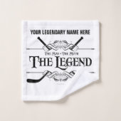 Die Legende (Hockey) Badhandtuch Set (Waschlappen)