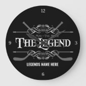 Die Legende (Hockey) große Uhr (Vorderseite)