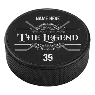 Die Legende (Hockey) personalisiert) Eishockey Puck