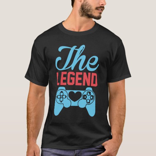 Die Legende im Gaming T-Shirt (Vorderseite)
