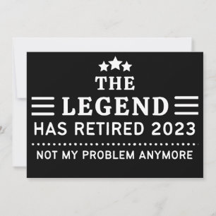 Die Legende ist 2023 in Rente gegangen, ist nicht Feiertagskarte