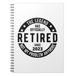 Die Legende ist 2023 offiziell in den Ruhestand ge Notizblock