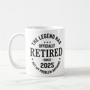 Die Legende ist 2025 offiziell in Rente gegangen Kaffeetasse