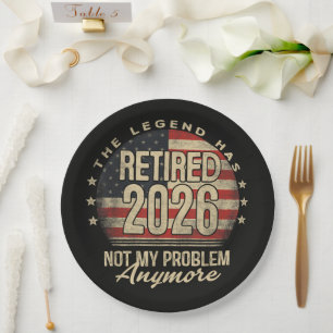 Die Legende ist 2026 in Rente gegangen Lustig Pappteller