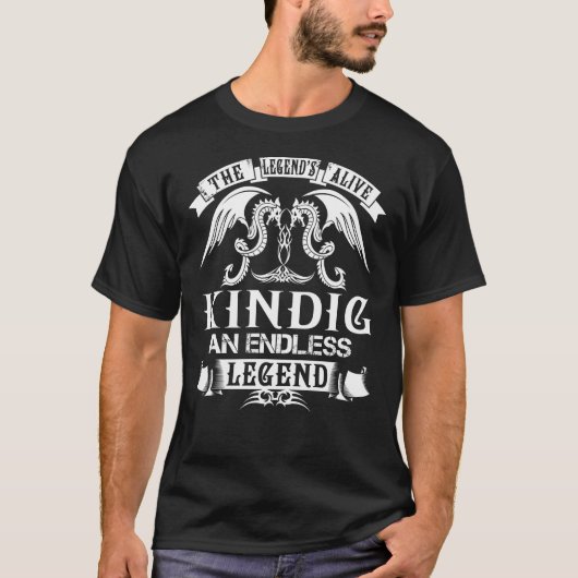 Die Legende ist ein lebendiges KINDIG und eine end T-Shirt (Vorderseite)