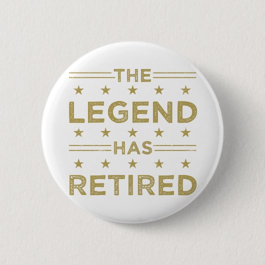 Die Legende ist erschöpft Button (Vorderseite)
