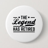 Die Legende ist erschöpft Button (Vorderseite)