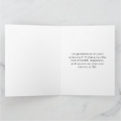 Die Legende ist erschöpft, schwarz und Gold Karte (Innenseite)