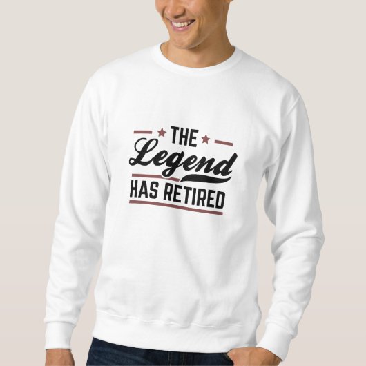Die Legende ist erschöpft Sweatshirt (Vorderseite)