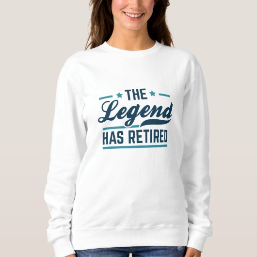 Die Legende ist erschöpft Sweatshirt (Vorderseite)