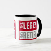 Die Legende ist erschöpft Tasse (VorderseiteRechts)