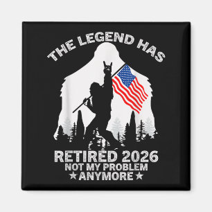 Die Legende ist im Ruhestand 2026 AA-amerikanische Magnet