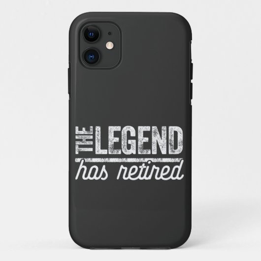 die Legende ist in Rente gegangen Case-Mate iPhone Hülle (Rückseite)