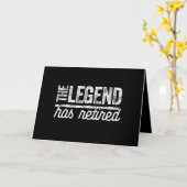 die Legende ist in Rente gegangen Karte (Gelbe Blume)