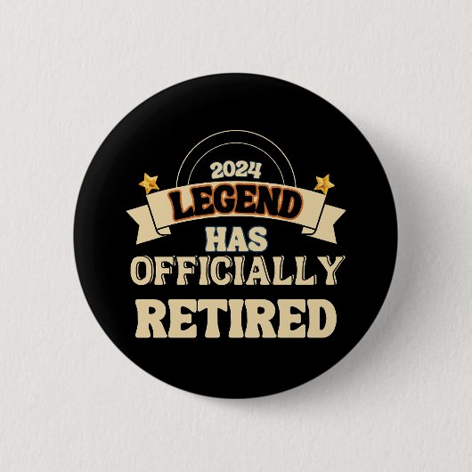Die Legende ist offiziell in Rente gegangen Button (Vorderseite)