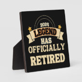 Die Legende ist offiziell in Rente gegangen Fotoplatte (Vorderseite)