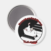 Die Legende Magnet (Vorderseite/Rückseite)