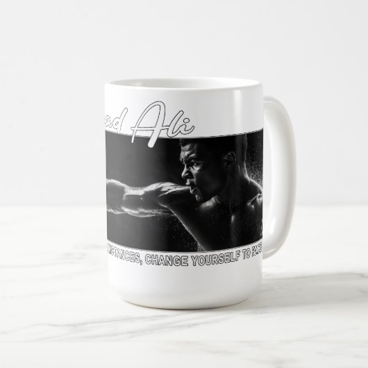 Die Legende Muhammad Ali Kaffeetasse (VorderseiteRechts)