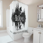 Die Legende Sasquatch, Big Foot Lake Zitat Duschvorhang (Beispiel)