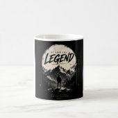 Die Legende Vintage Berg Grafik Kaffeetasse (Mittel)