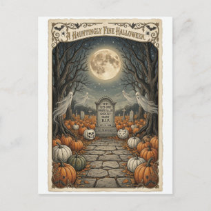 Die Legende von Silas Pumpkinseed Feiertagspostkarte