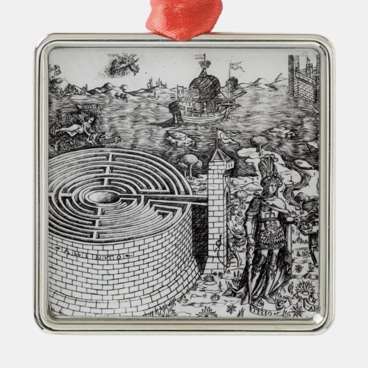 Die Legende von Theseus Silbernes Ornament (Vorne)