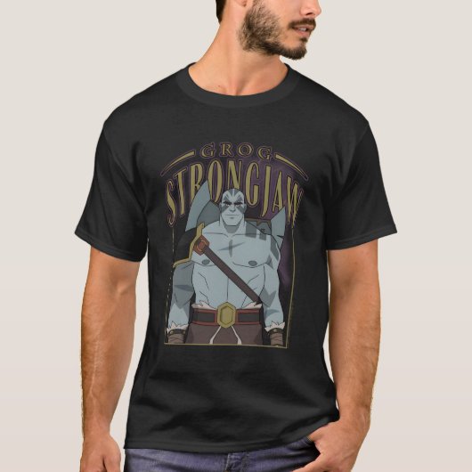Die Legende von Vox Machina Grog Strongbacke T-Shirt (Vorderseite)