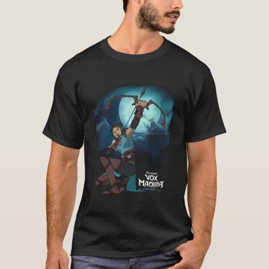 Die Legende von Vox Machina Vex mit Bow und Pfeil T-Shirt (Vorderseite)