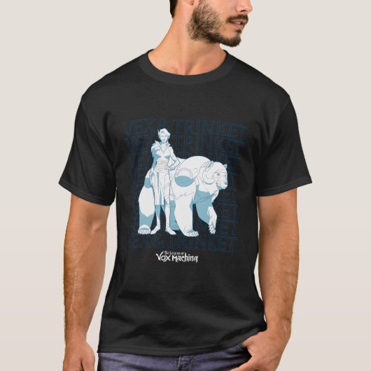 Die Legende von Vox Machina Vex und Trinket T-Shirt (Vorderseite)
