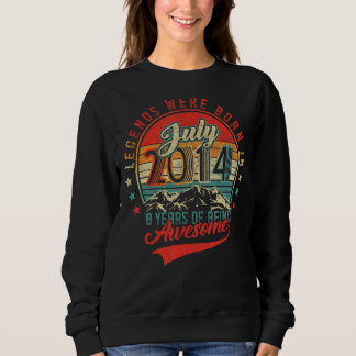 Die Legende war im Juli 2014 8 Jahre alt Geboren Sweatshirt