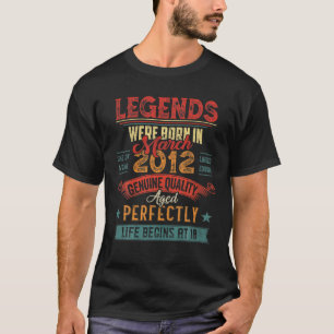 Die Legende war im März 2012 10 Jahre alt 10 Jahre T-Shirt