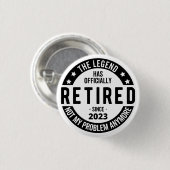 Die Legende wurde offiziell erschöpft, erschöpft 2 Button (Vorne & Hinten)