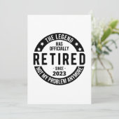 Die Legende wurde offiziell erschöpft, erschöpft 2 Einladung (Stehend Vorderseite)