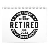 Die Legende wurde offiziell erschöpft, erschöpft 2 Kalender (Titelbild)