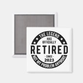 Die Legende wurde offiziell erschöpft, erschöpft 2 Magnet (Vorderseite/Rückseite)